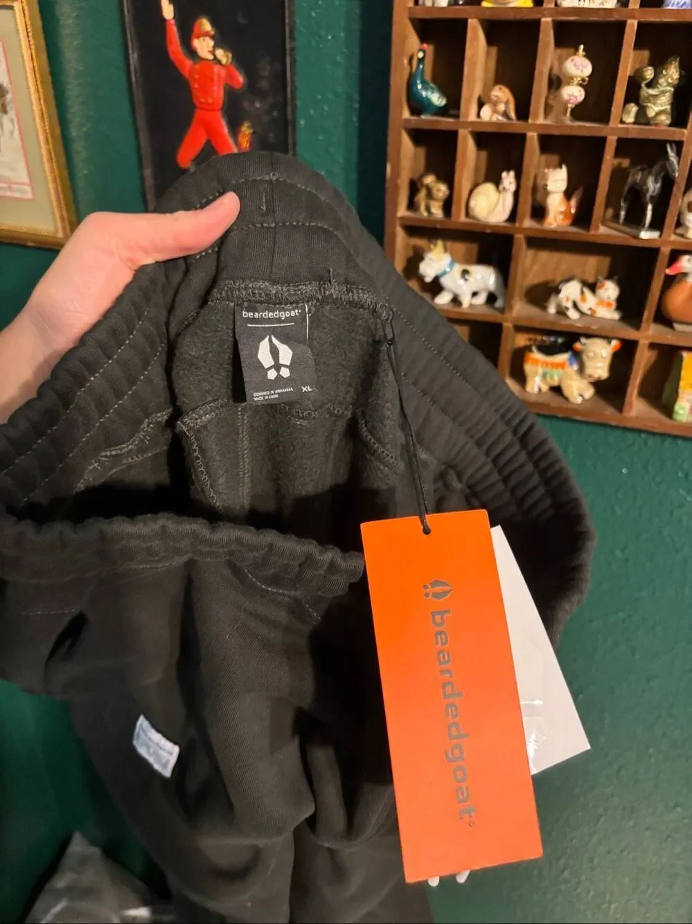 Bearded Goat Void Sweatpants Gray NWT Sz XL